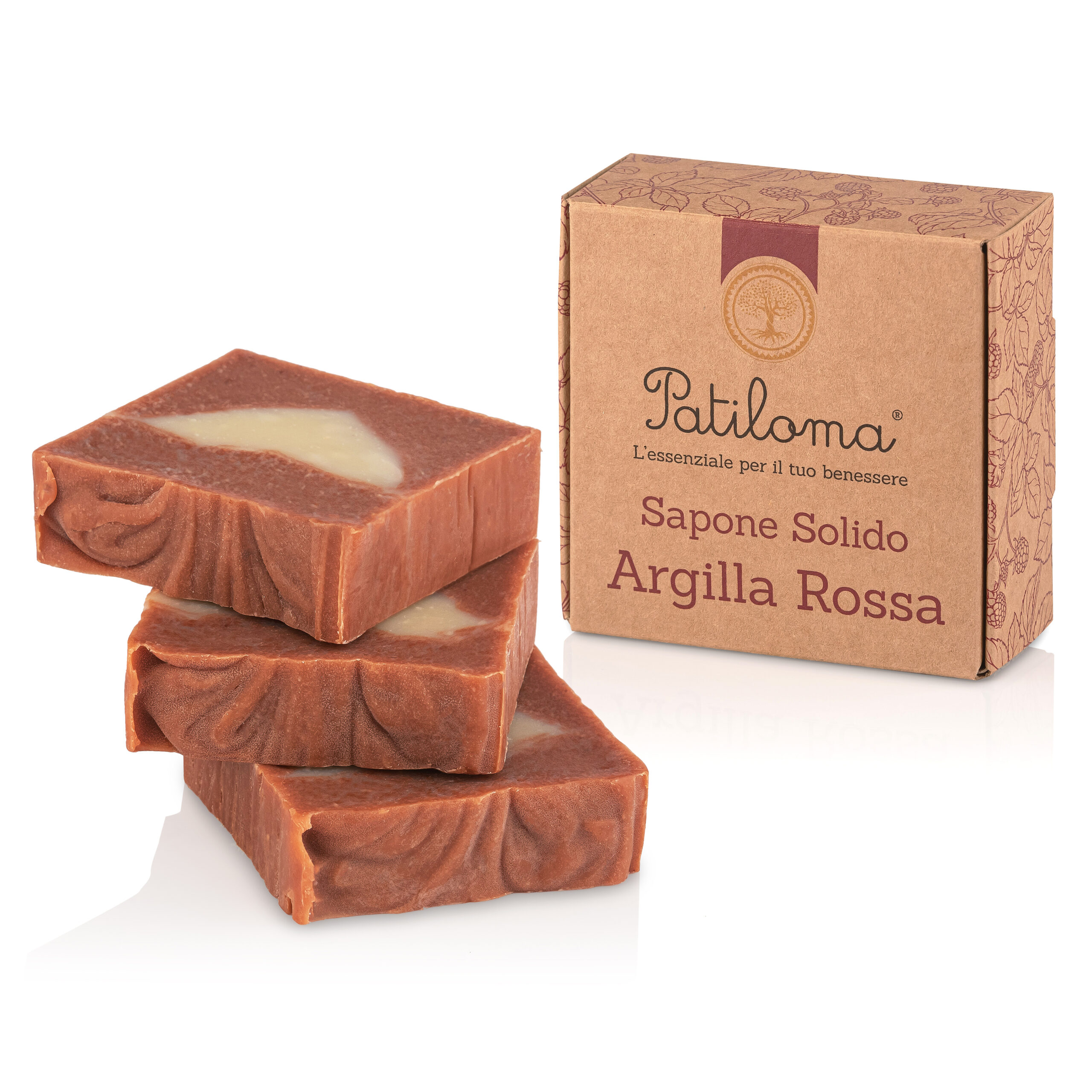 Sapone solido Argilla Rossa 100 g