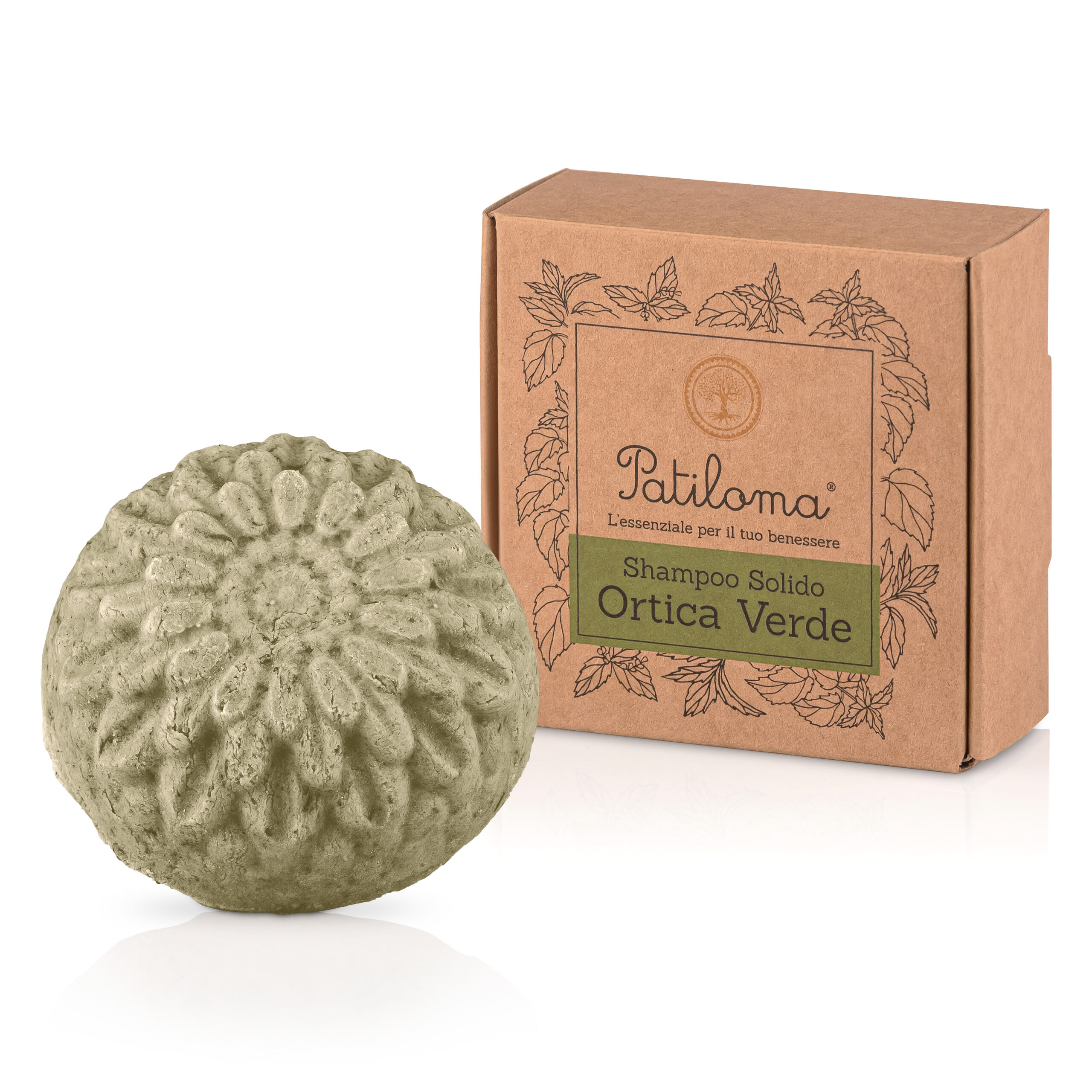 Shampoo Solido Ortica Verde 100 g