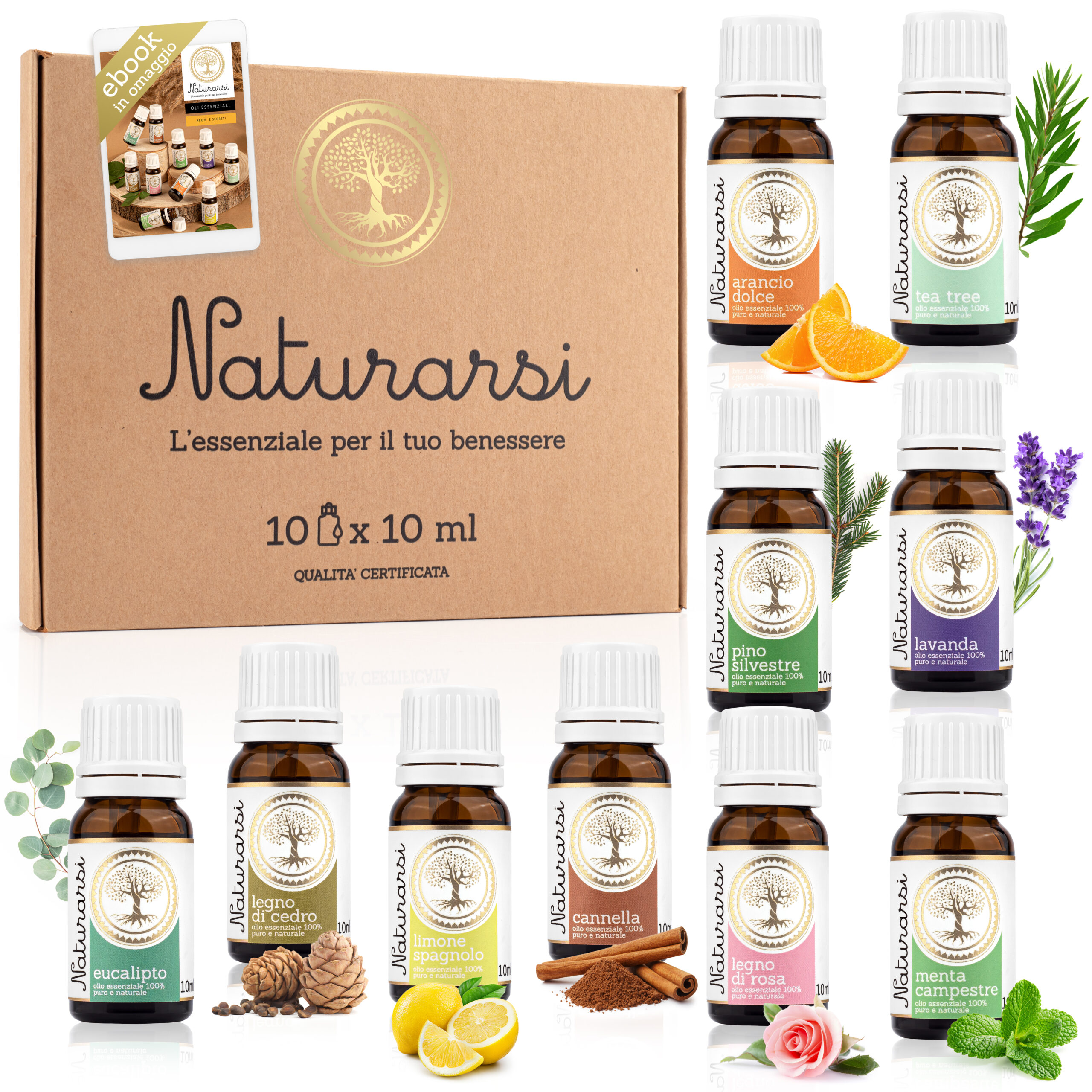 Magnifici 10 – Collezione di Oli Essenziali Naturali